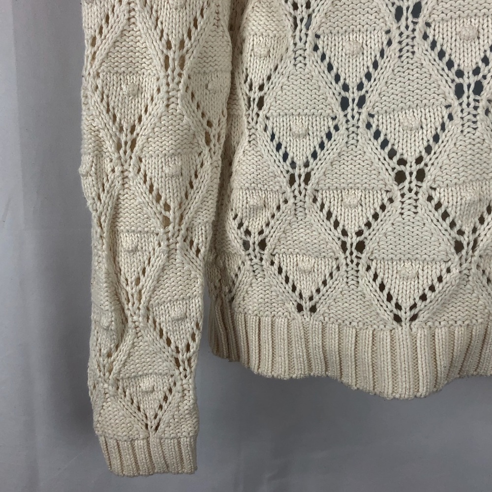 Tommy Hilfiger open weave Cotton sweater M - Picture 5 of 10
